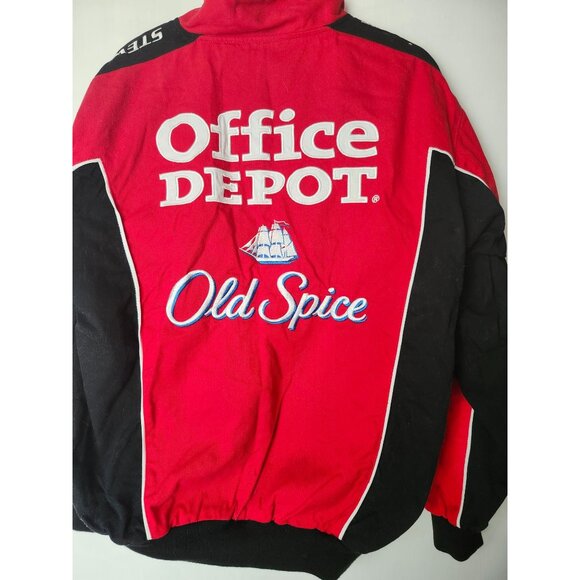 Tony Stewart NASCAR Winners Circle Jacket Men's M Office Depot Old Spice - Picture 3 of 9